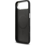 Karl Lagerfeld PU Karl and Choupette Heads Pins MagSafe kryt pre iPhone Air, čierny