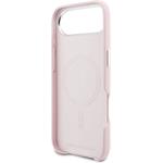 Karl Lagerfeld PU Karl and Choupette Heads Pins MagSafe kryt pre iPhone Air, ružový