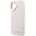 Karl Lagerfeld PU Perforated Gold Dots MagSafe kryt pre iPhone 17, ružový