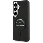 Karl Lagerfeld PU RSG Logo Magnetic kryt pre Samsung Galaxy S26, čierny