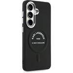 Karl Lagerfeld PU RSG Logo Magnetic kryt pre Samsung Galaxy S26+, čierny