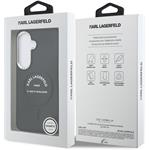 Karl Lagerfeld PU RSG Logo Magnetic kryt pre Samsung Galaxy S26+, čierny