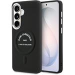 Karl Lagerfeld PU RSG Logo Magnetic kryt pre Samsung Galaxy S26, čierny