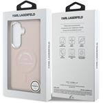 Karl Lagerfeld PU RSG Logo Magnetic kryt pre Samsung Galaxy S26, ružový