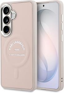 Karl Lagerfeld PU RSG Logo Magnetic kryt pre Samsung Galaxy S26+, ružový
