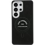 Karl Lagerfeld PU RSG Logo Magnetic kryt pre Samsung Galaxy S26 Ultra, čierny