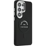 Karl Lagerfeld PU RSG Logo Magnetic kryt pre Samsung Galaxy S26 Ultra, čierny