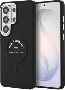 Karl Lagerfeld PU RSG Logo Magnetic kryt pre Samsung Galaxy S26 Ultra, čierny