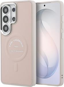 Karl Lagerfeld PU RSG Logo Magnetic kryt pre Samsung Galaxy S26 Ultra, ružový