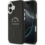 Karl Lagerfeld PU RSG Logo MagSafe kryt pre iPhone 17, čierny