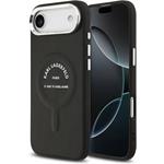 Karl Lagerfeld PU RSG Logo MagSafe kryt pre iPhone Air, čierny