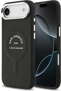 Karl Lagerfeld PU RSG Logo MagSafe kryt pre iPhone Air, čierny