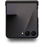 Karl Lagerfeld PU Saffiano Karl and Choupette kryt pre Samsung Galaxy Z Flip 7, čierny