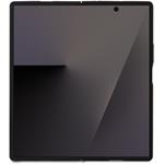 Karl Lagerfeld PU Saffiano Karl and Choupette kryt pre Samsung Galaxy Z Fold 7, čierny