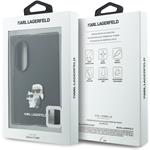 Karl Lagerfeld PU Saffiano Karl and Choupette kryt pre Samsung Galaxy Z Fold 8, čierny