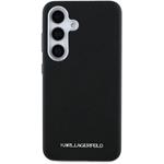 Karl Lagerfeld PU Saffiano Metal Logo and Frame kryt pre Samsung Galaxy S25, čierny