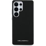 Karl Lagerfeld PU Saffiano Metal Logo and Frame kryt pre Samsung Galaxy S25 Ultra, čierny