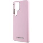 Karl Lagerfeld PU Saffiano Metal Logo and Frame kryt pre Samsung Galaxy S25 Ultra, ružový