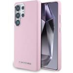 Karl Lagerfeld PU Saffiano Metal Logo and Frame kryt pre Samsung Galaxy S25 Ultra, ružový