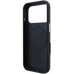 Karl Lagerfeld PU Semi Wrap Smooth Sketch Bodies Magsafe kryt pre iPhone 18 Pro, modrý