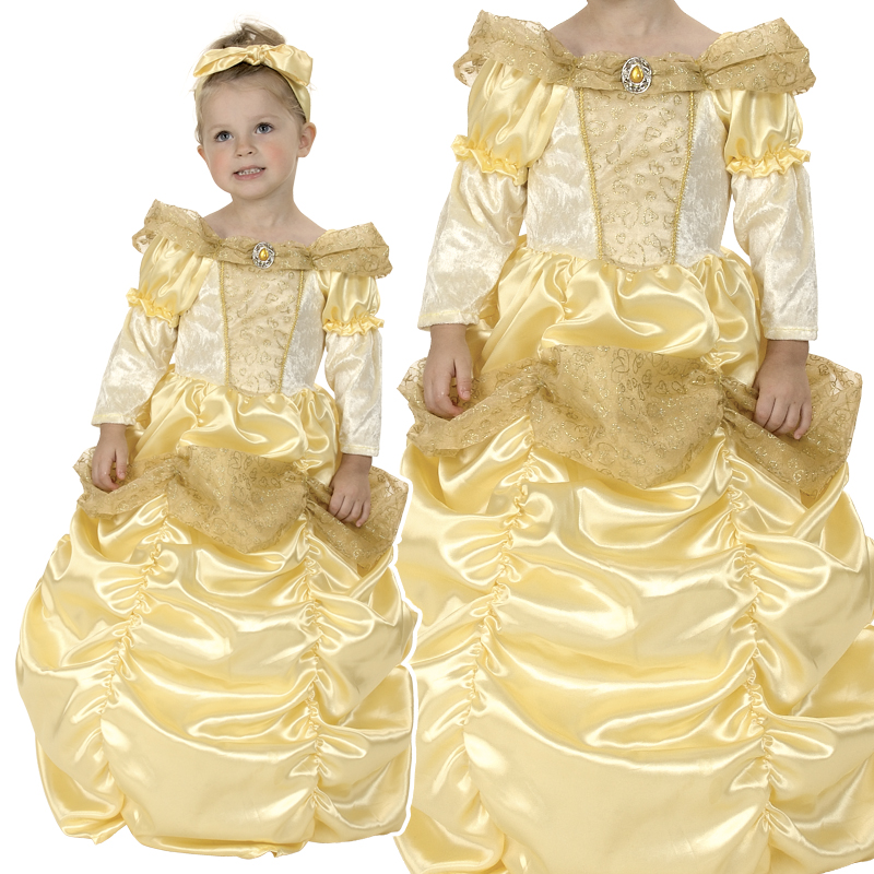 Karnevalový kostým Princezna (zlatá) 92 - 104cm