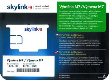 Karta Skylink výmena M7