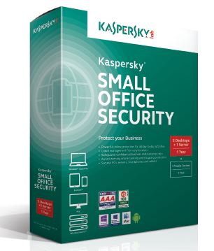 Kaspersky Small Office Security 5 CZ, 5-9 PC, 1 Server + zdarma 5-9 Android, 3 roky, nová licence, elektronicky