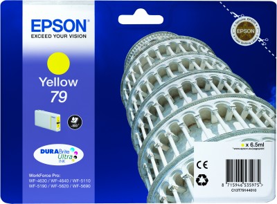 kazeta Epson C13T79144010 WF5000 series, yellow L - 6.5ml
