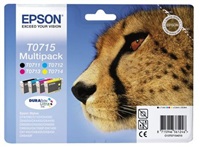 kazeta EPSON T071540 Multipack - 4 ink (C/M/Y/K), DX4050/4400(23,9ml.)