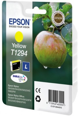 kazeta EPSON T1294 Yellow SX425W/SX525WD/BX305F/BX320FW/BX625FWD