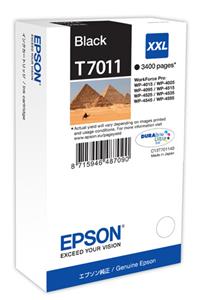 kazeta EPSON T7011 XXL Black WP4000/4500 series (3400 str.)
