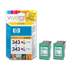 kazeta HP CB332EE No. 343 Tri-Color (7ml.) 2-balenie