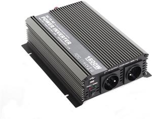 KEETEC CAR1600-24V, menič napätia z 24V na 230V + USB, 1600W