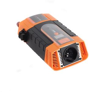KEETEC CAR600-D, menič napätia z 12V na 230V, USB, 600W, displej