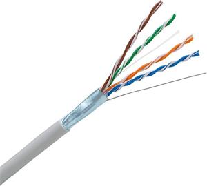 Keline kábel, cat. 5e, FTP drôt, na metre 1,0m, sivý