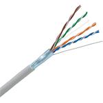 KELine kábel, cat. 5e, FTP LSOH drôt, 305m, sivý