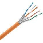 Keline kábel, cat. 6a, SFTP, LSOH, drôt, 500m, oranžová