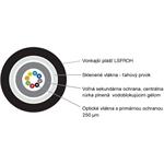 Keline optický kábel CLT, 8xOM1, 62,5/125µm, Dca - s2, d1, a1, pre vonkajšie aj vnútorné použitie