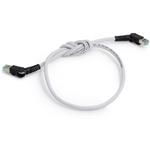 Keline patch kábel Cat 6A, S/FTP, PUR, 2,0m, sivý