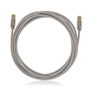 Keline patch kábel Cat 6A, STP, LSOH, 0,25 m, sivá
