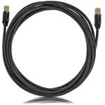 Keline patch kábel Cat 6A, STP, LSOH, 1,5m, čierny