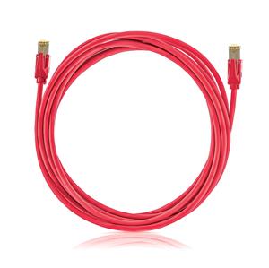 Keline patch kábel Cat 6A, STP, LSOH, 10,0 m, červený