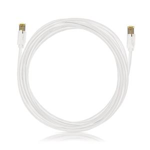 Keline patch kábel Cat 6A, STP, LSOH, 3,0 m biely