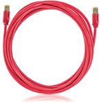 Keline patch kábel Cat 6A, STP, LSOH, 3,0 m, červený