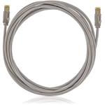 Keline patch kábel Cat 6A, STP, LSOH, 3,0 m, sivá