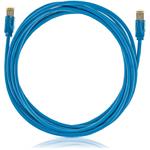 KELine patch kábel RJ45, cat. 6a, STP, LSOH, 3,0m, modrý