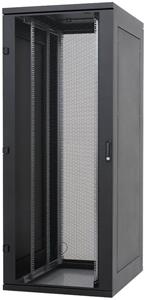 Keline serverový 19” rozvádzač RZA šírka 800 mm, hĺbka 1000 mm, presklenné predné dvere