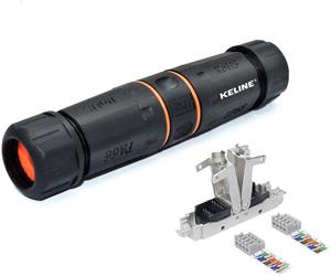 Keline spojovací modul do vonkajšieho prostredia a zeme, IP68, Cat 6A / Class EA