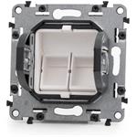 Keline zásuvkový modul pre Legrand® ValenaTM Life, Category 5E, 2xRJ45/s, osadený 