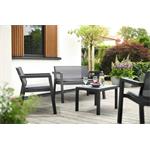 Keter Emily Patio Set, záhradný nábytok, sivý